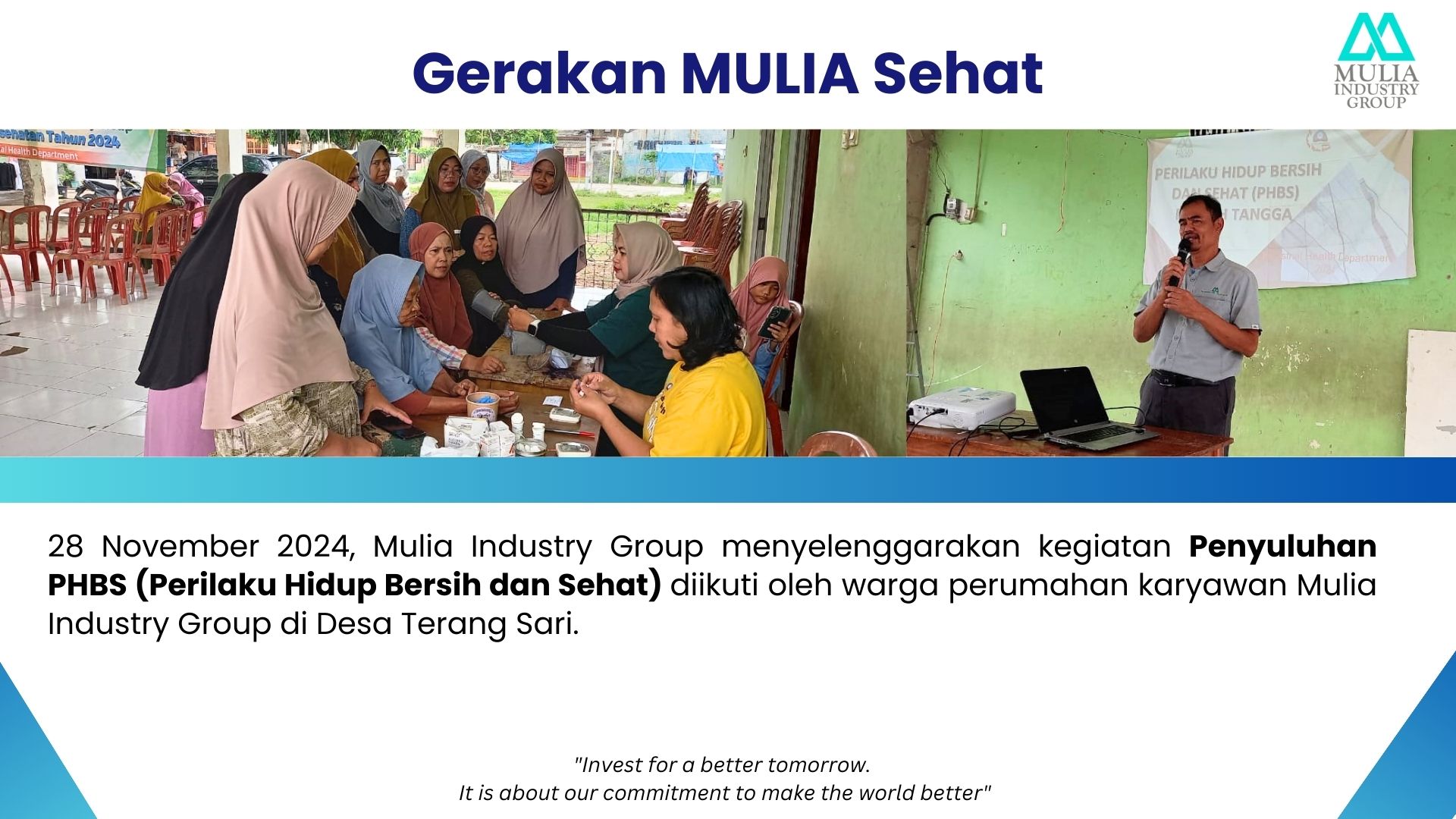 Gerakan MULIA Sehat: Penyuluhan Kesehatan PHBS
